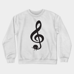 Treble Clef | by queenie's cards Crewneck Sweatshirt